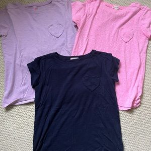 3 cotton t-shirts all in very good condition. Barely worn. Size 12.
